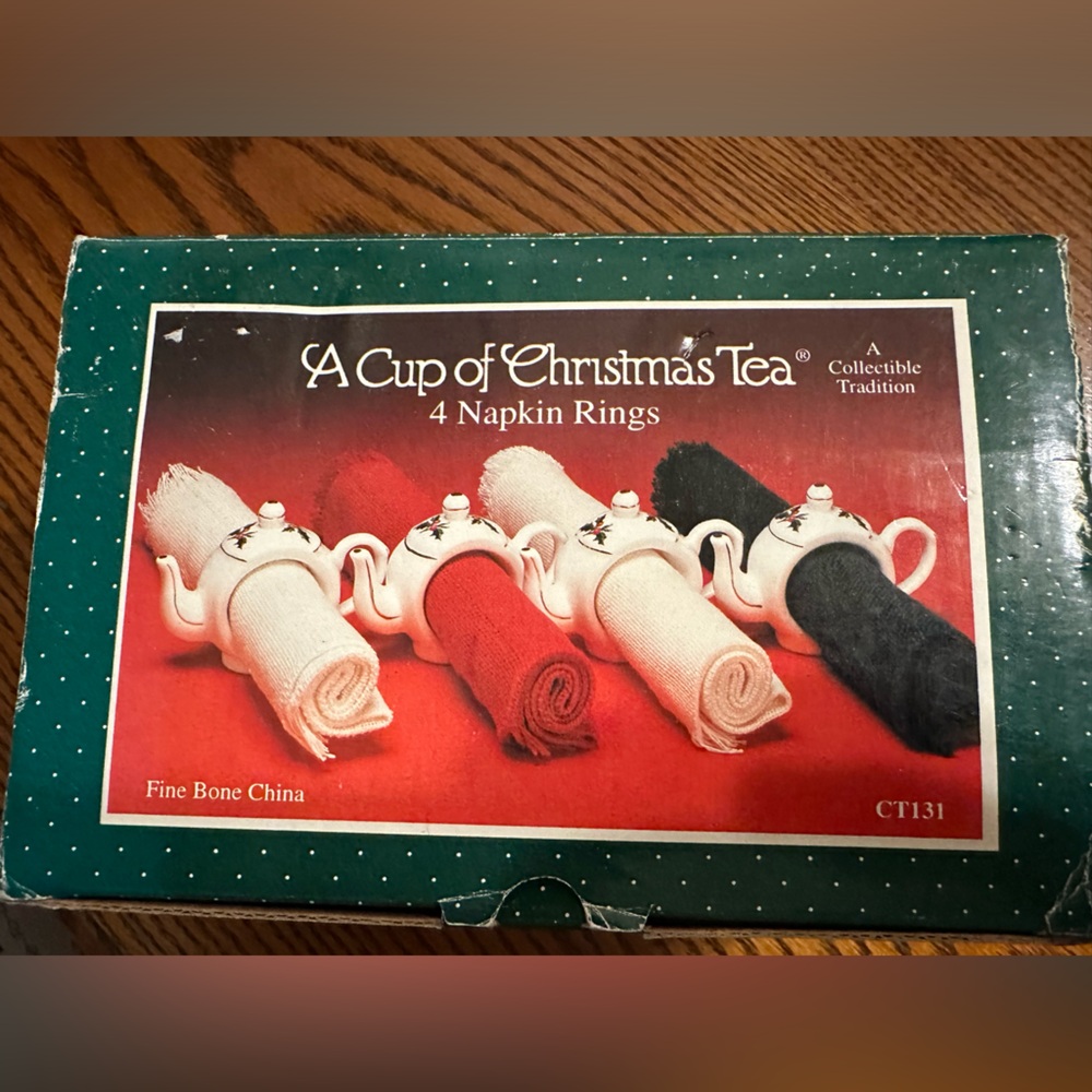 Christmas napkin ring holders